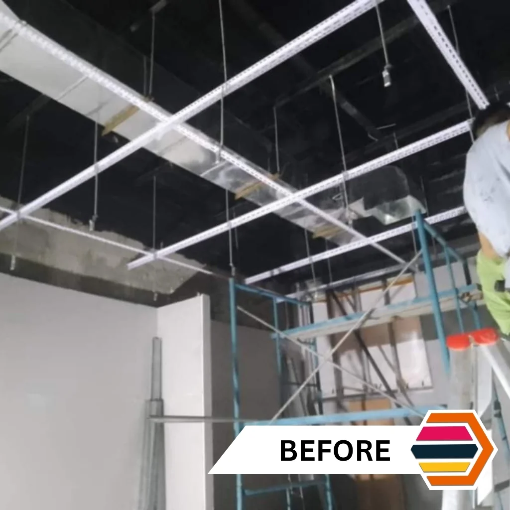 MEP Engineering - Before - Without Chilled Water Installed