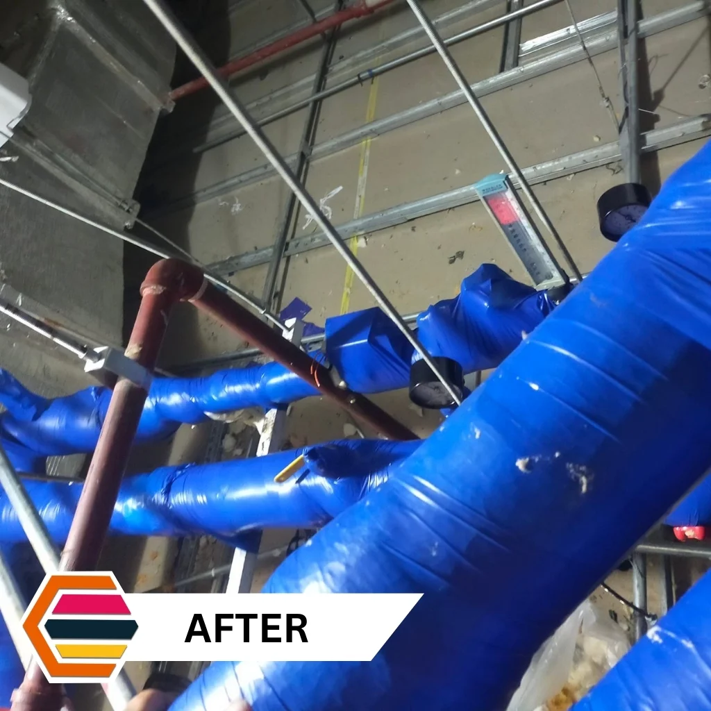 MEP Engineering - After - With Chilled Water Installed