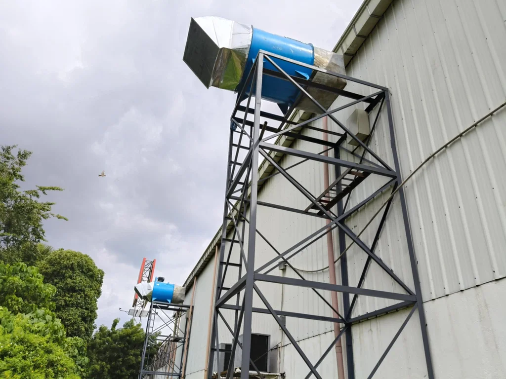 Mechanical and Electrical Engineering - smoke extraction installation Digos