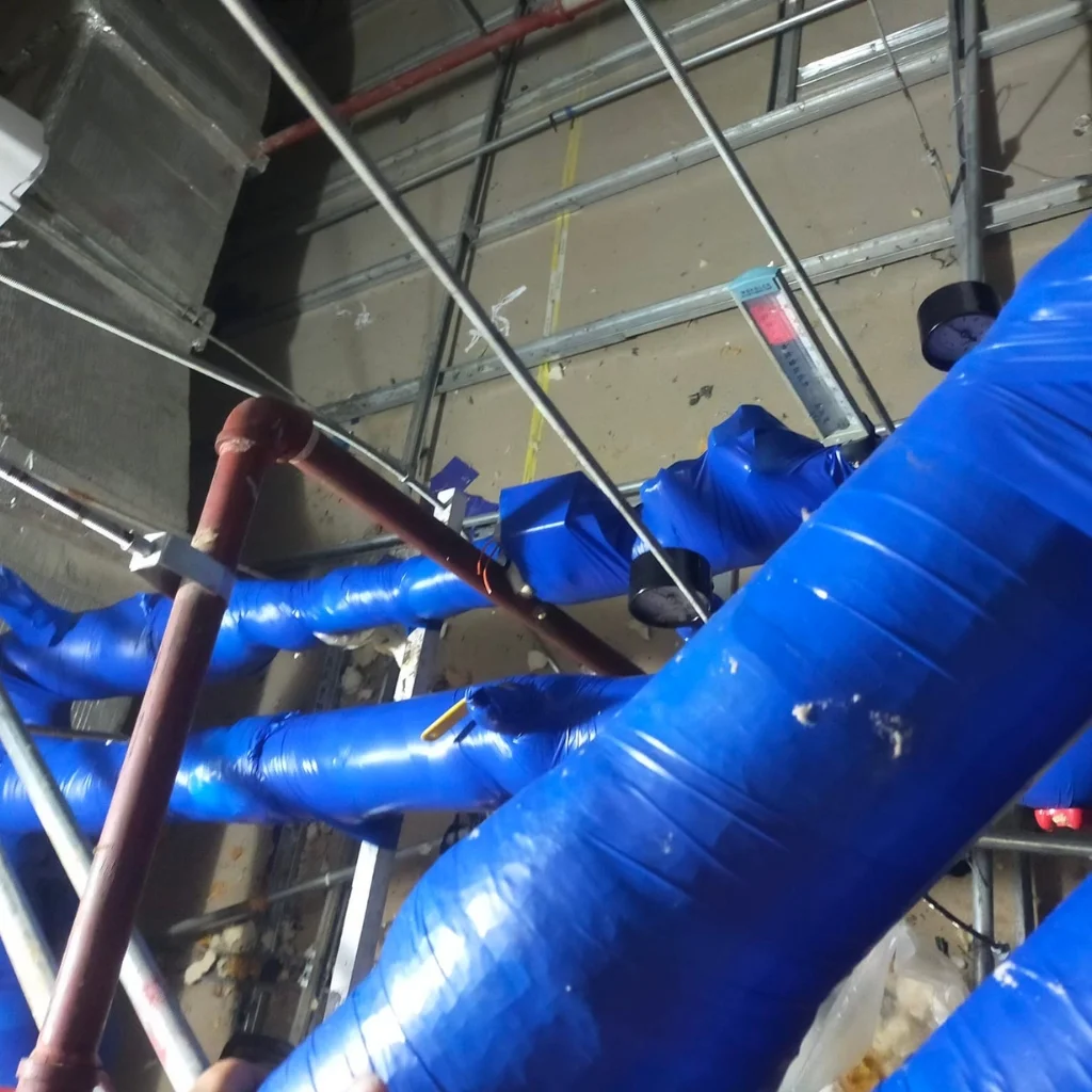 Excel Cool Engineering servicing a chilled water system for optimal cooling efficiency.